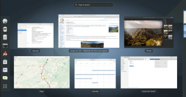 Gnome 3.20 Activities Overview