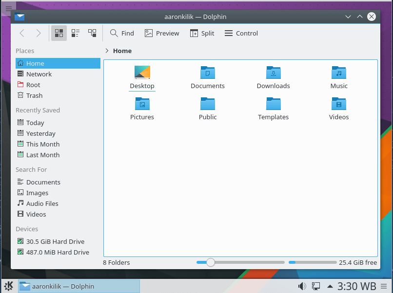Dolphin File Browser