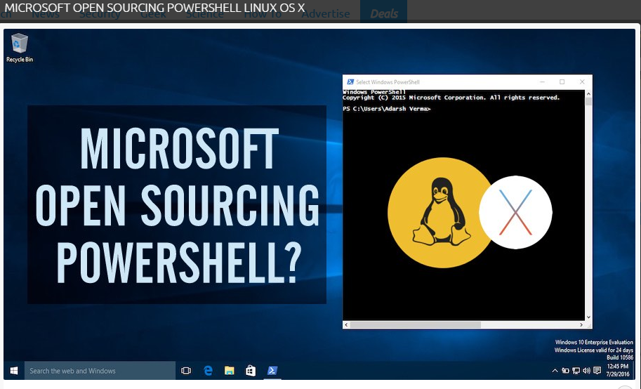 Microsoft Appears To Be Open Sourcing Windows PowerShell
