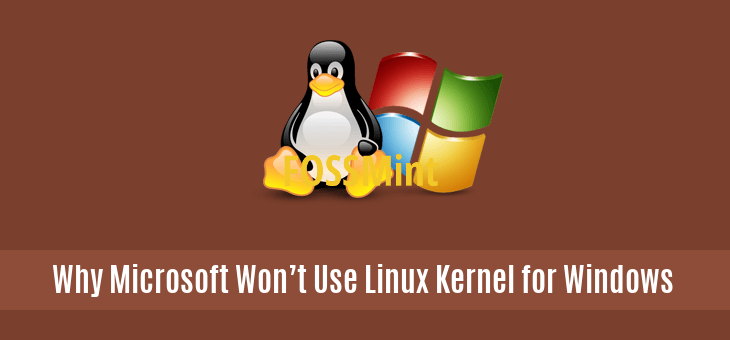 Why Microsoft Won’t Use the Linux Kernel for Windows