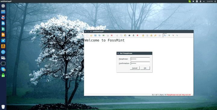 EncryptPad - An Encrypted Text Editor for Linux