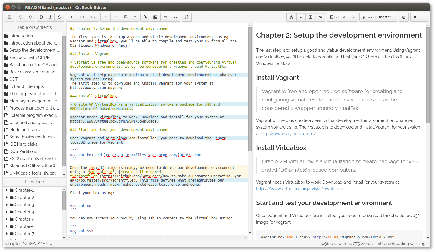 GitBook Editor on Linux