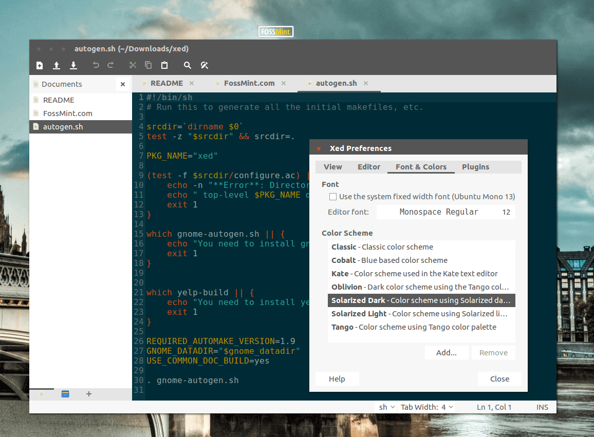 Como Instalar o Xed Editor no Ubuntu 17.04