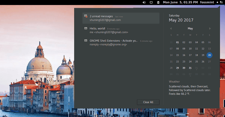 Gmail Notification on Linux Desktop