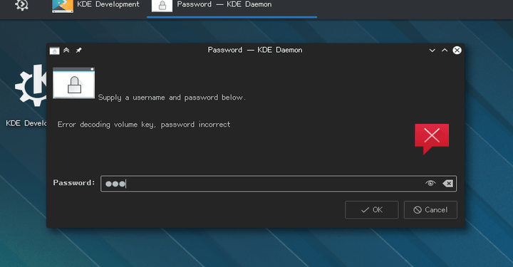 Create Encrypted Folders on KDE Desktop