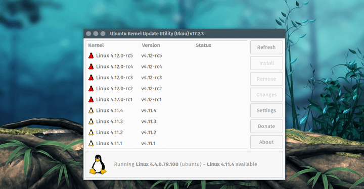 Ukuu - Install or Upgrade Linux Kernel in Ubuntu