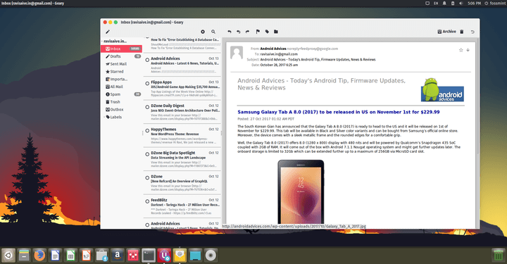 Geary Linux Email Client