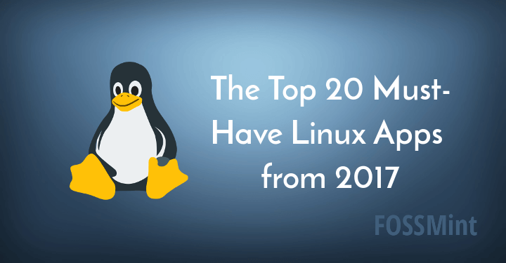 Best Linux Apps 2017