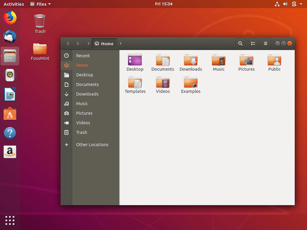 Ubuntu 18.04 File Manager