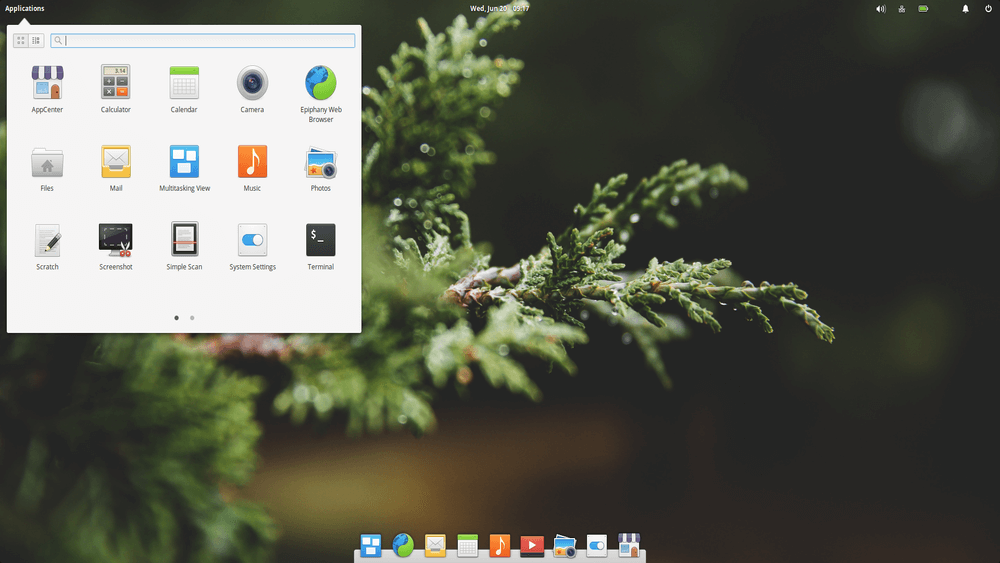 Elementary OS Desktop