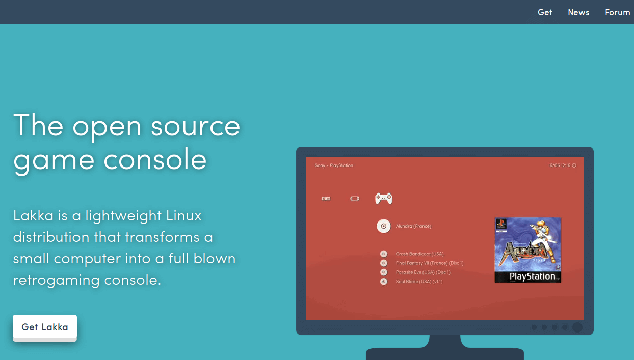 Lakka Open Source Game Console for Linux