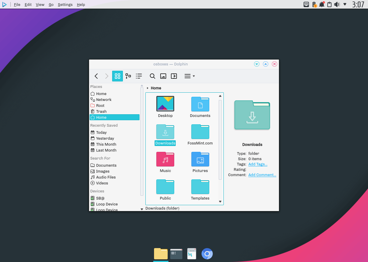 Nitrux OS Desktop