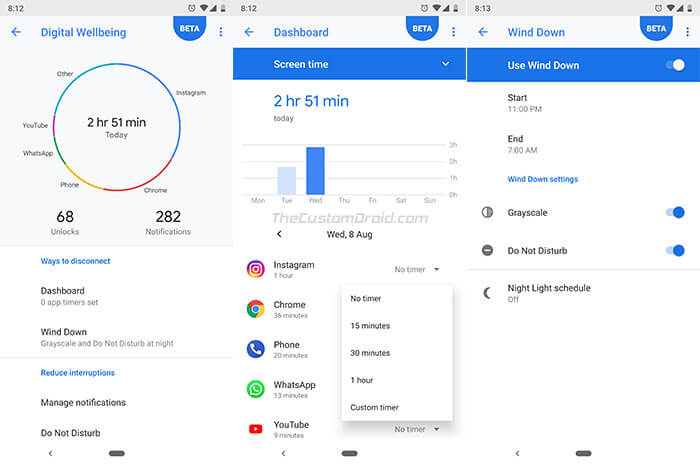 Android Pie Digital Wellbeing