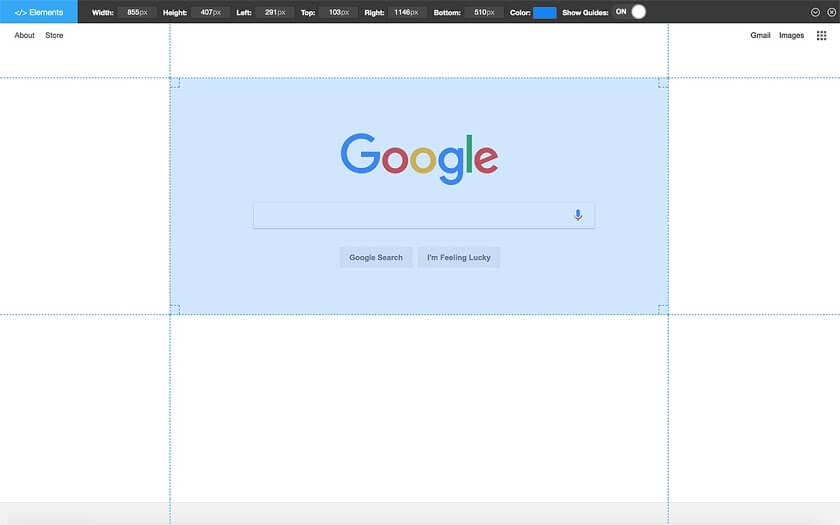 Page Ruler Chrome Extension