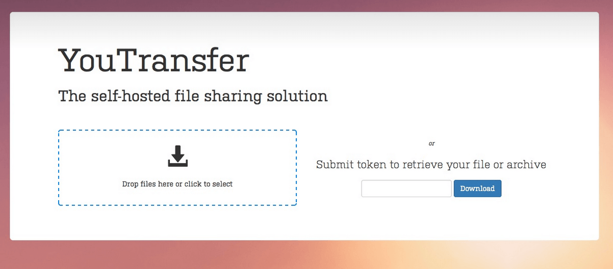 YouTransfer - file-sharing solution