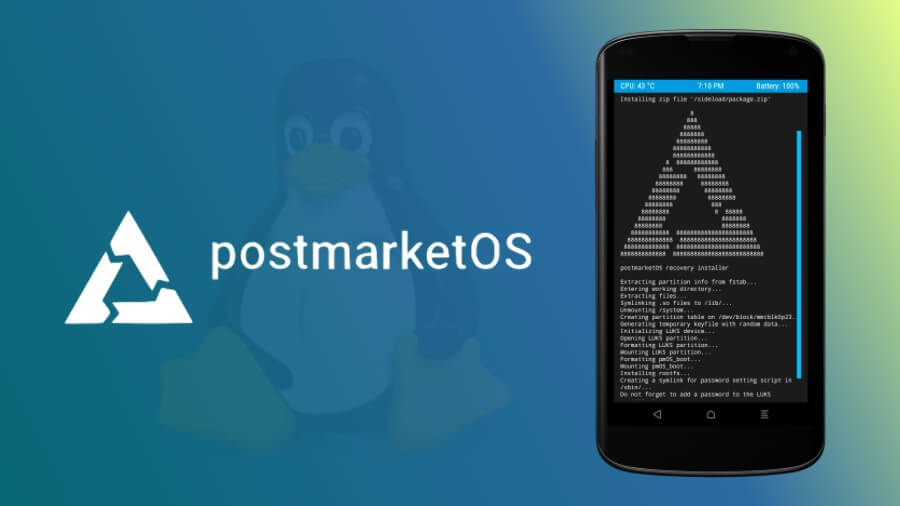 postmarketOS Linux Distro for Mobiles
