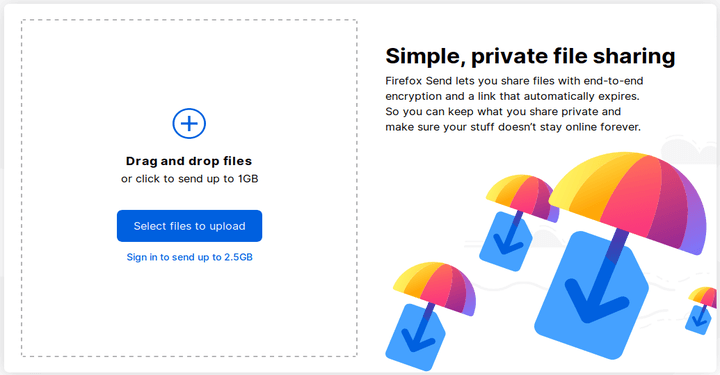 Firefox Send – Securely Transfer Large Files for Free