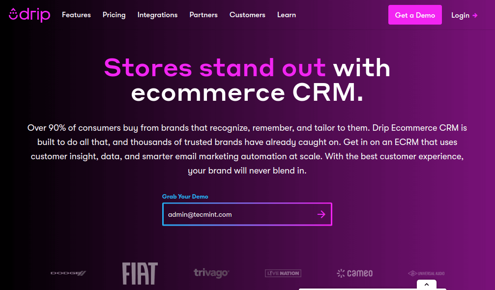 Drip Ecommerce CRM