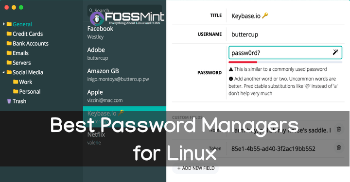 Best Linux Password Managers