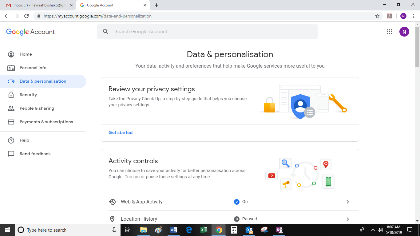 Gmail Account Preferences