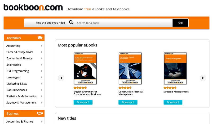 Bookboon Ebook Website