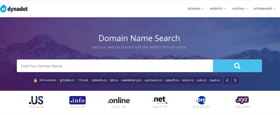 Dynadot.com - Web Hosting Service