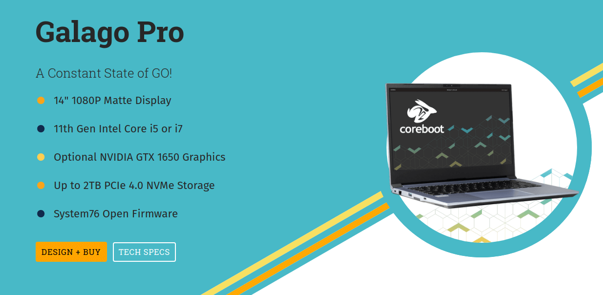 System76 Galago Pro Laptop
