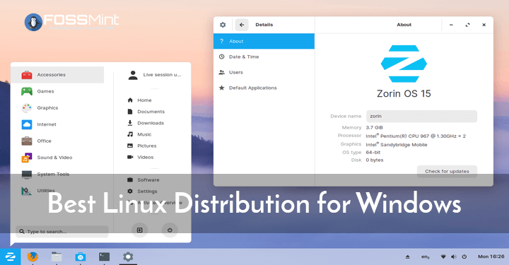 Linux Distribution for Windows