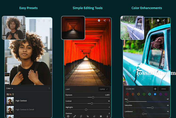 Adobe Lightroom - Photo Editor Android App