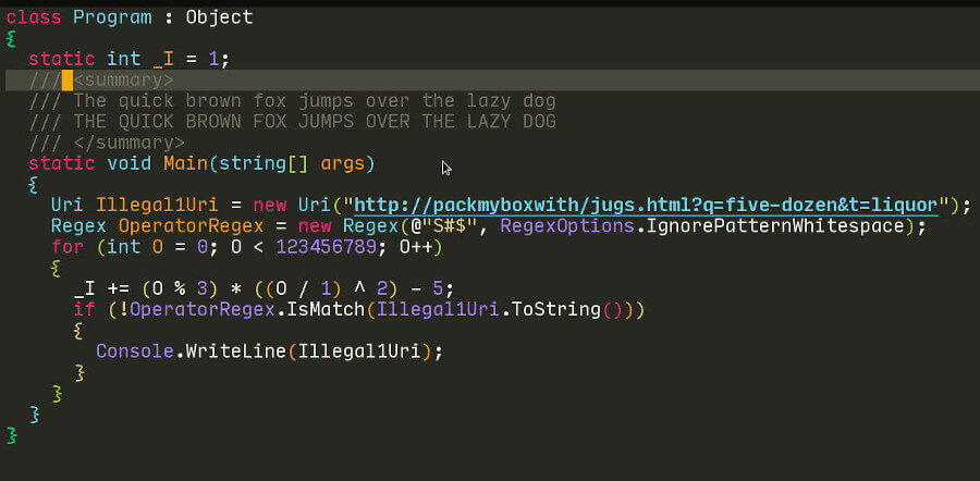 Input - Programming Font