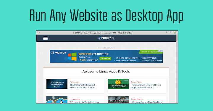 Run Website as Desktop App