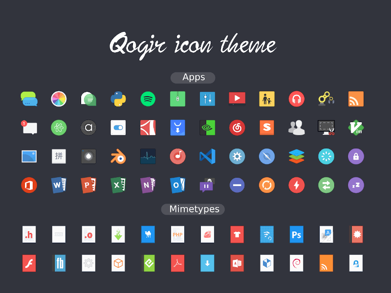 Qogir Icon Theme