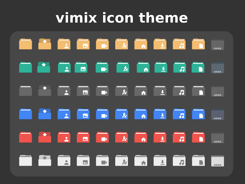 Vimix Icon Theme